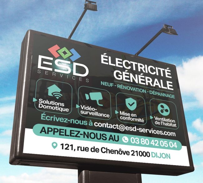 Habillage de vitrine – ESD Services